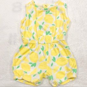 Carter’s Cute Yellow Lemon Romper 3 Month